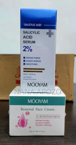 Mooyam Renewal Face Cream and Salicylic Acid Serum