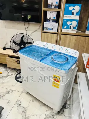 Super Classic Nasco 15kg Twin Top Electric Washing Machine(White) 