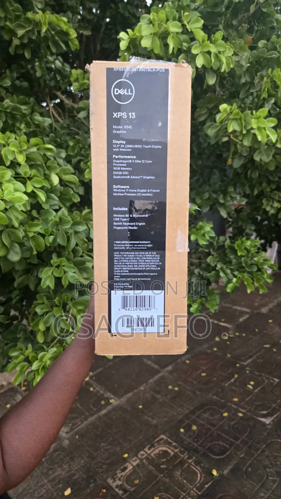 Laptop Dell XPS 13 16GB Qualcomm Snapdragon X Elite SSD 512GB
