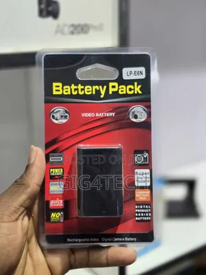 Lp-E6 Camera Battery 2600mah 18.72wh 7.V