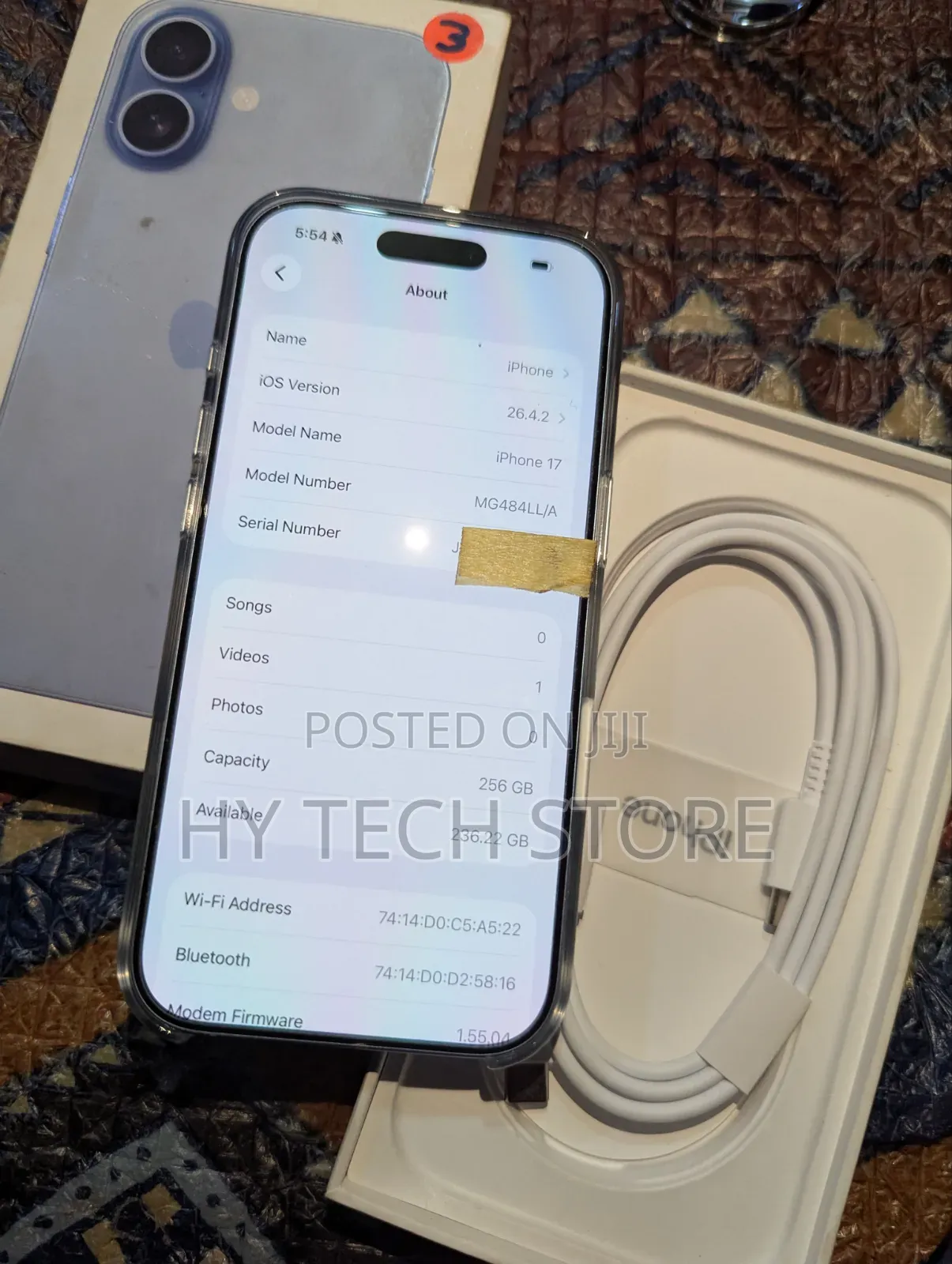 New Apple iPhone 17 256 GB Blue