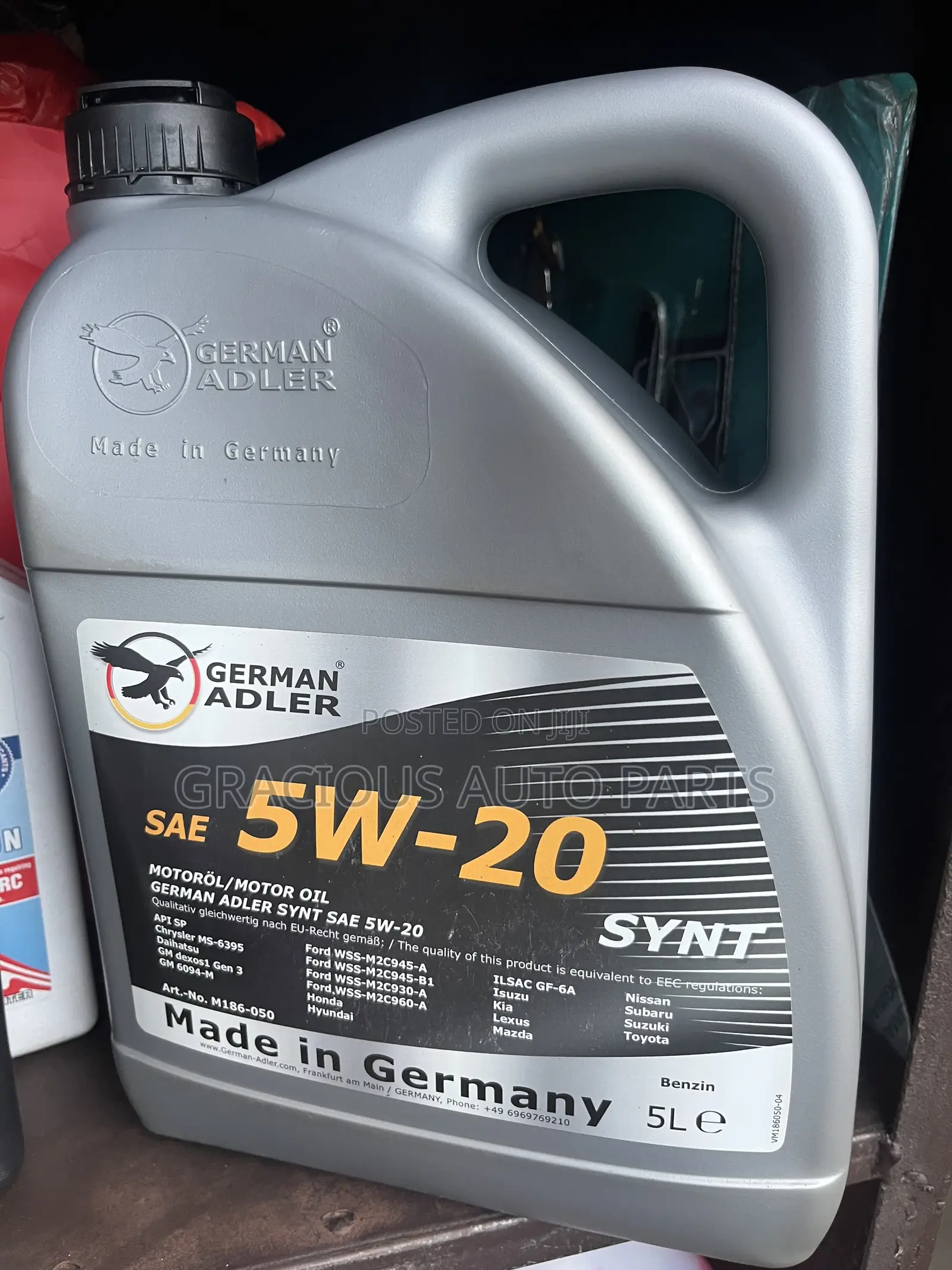 German Adler 5w 20 Engine Oil