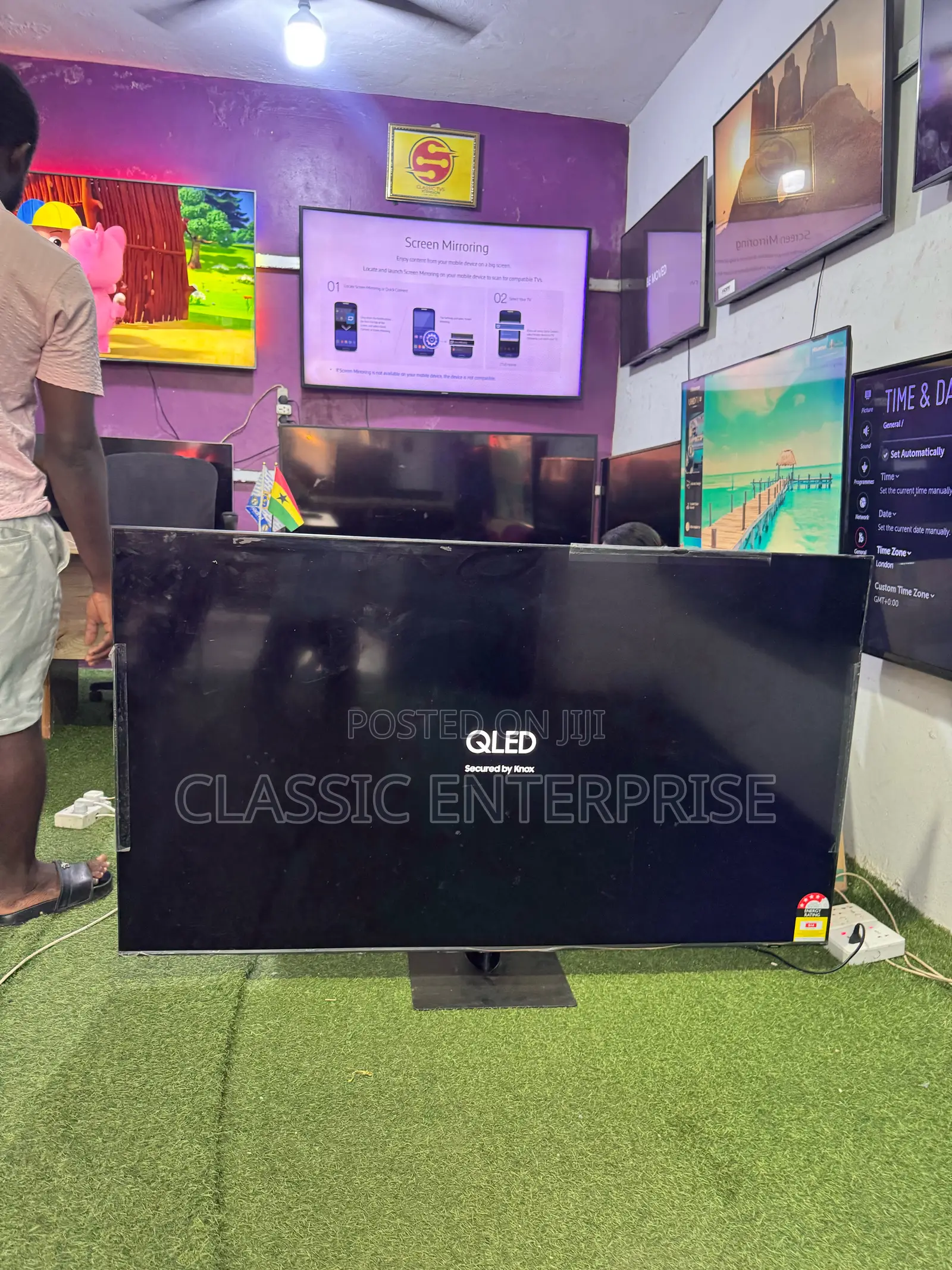 Samsung Qled 2024/25 Air Slim With Tizen Current Os Satellite Digital