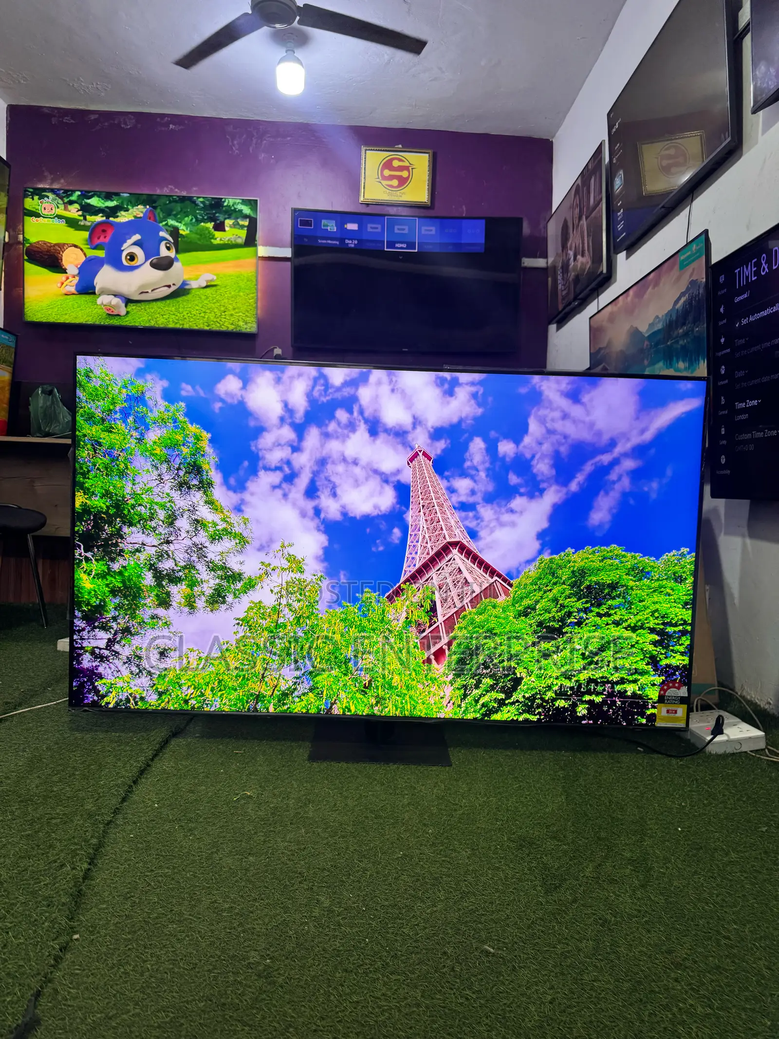 Samsung Qled 2024/25 Air Slim With Tizen Current Os Satellite Digital