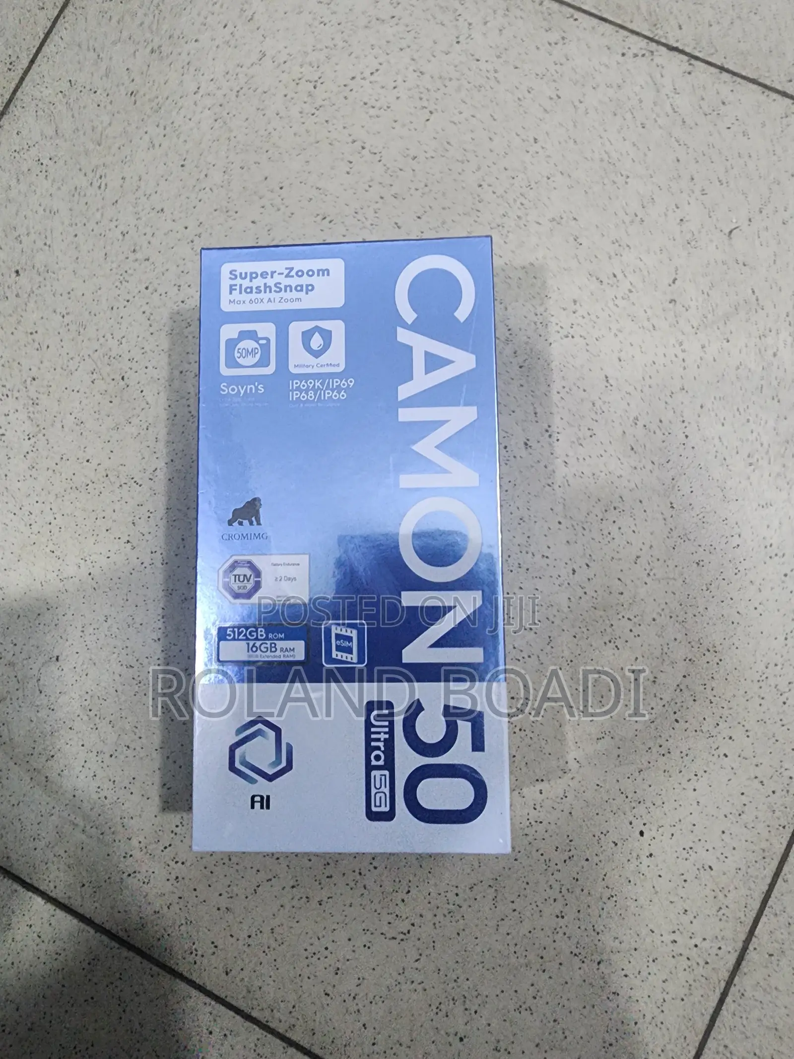 New Tecno Camon 50 Ultra 512 GB Black