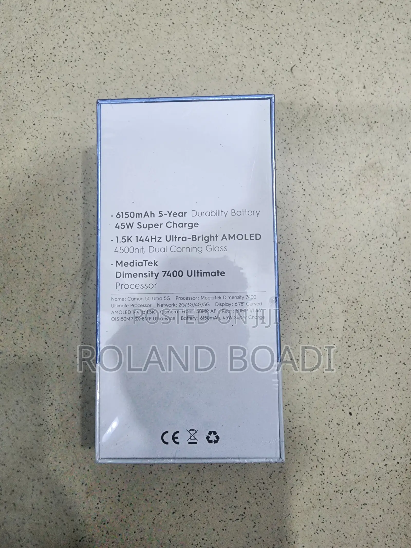 New Tecno Camon 50 Ultra 512 GB Black