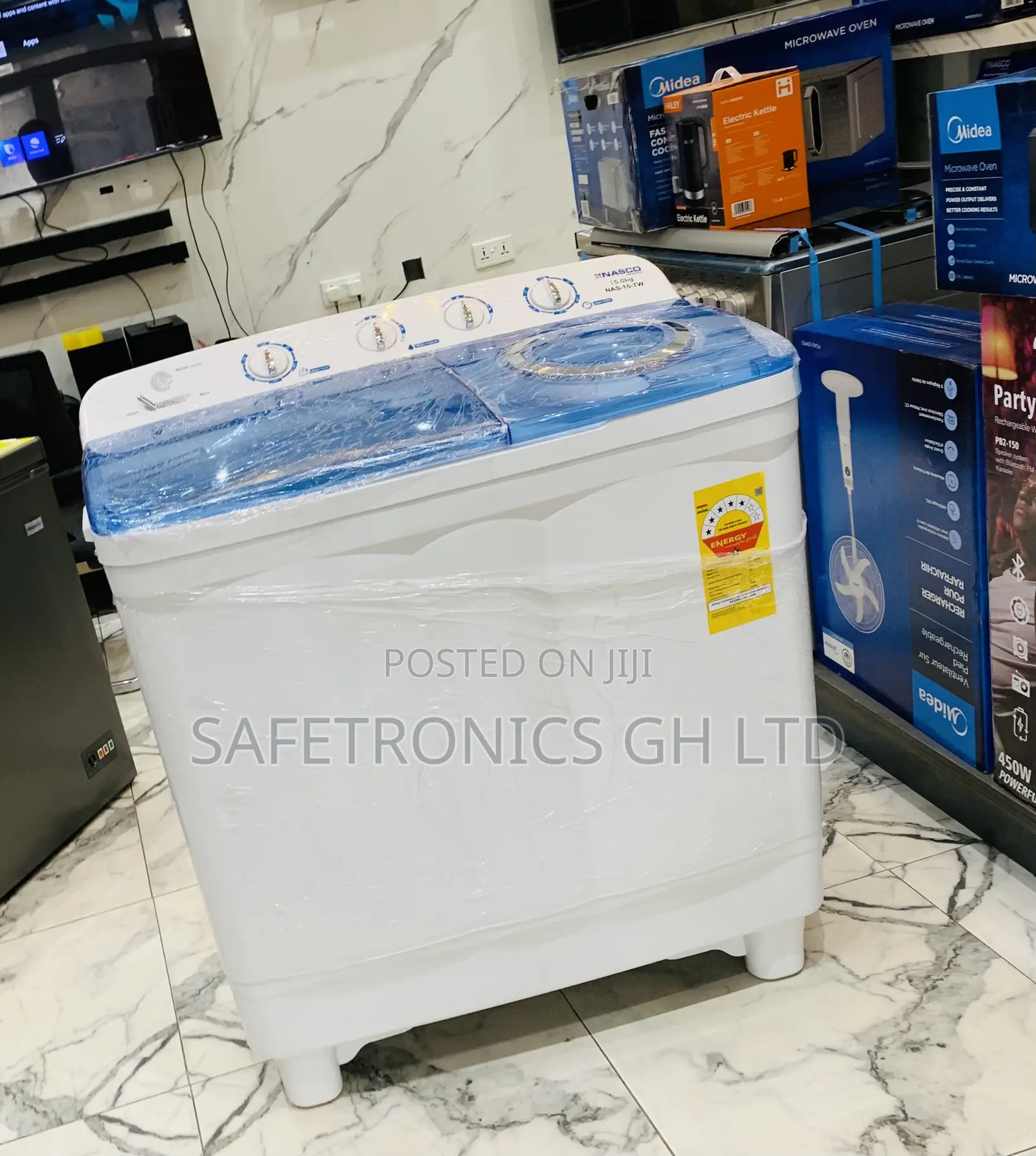 Recommend Sleek Nasco 15kg Twin Top Washing Machine