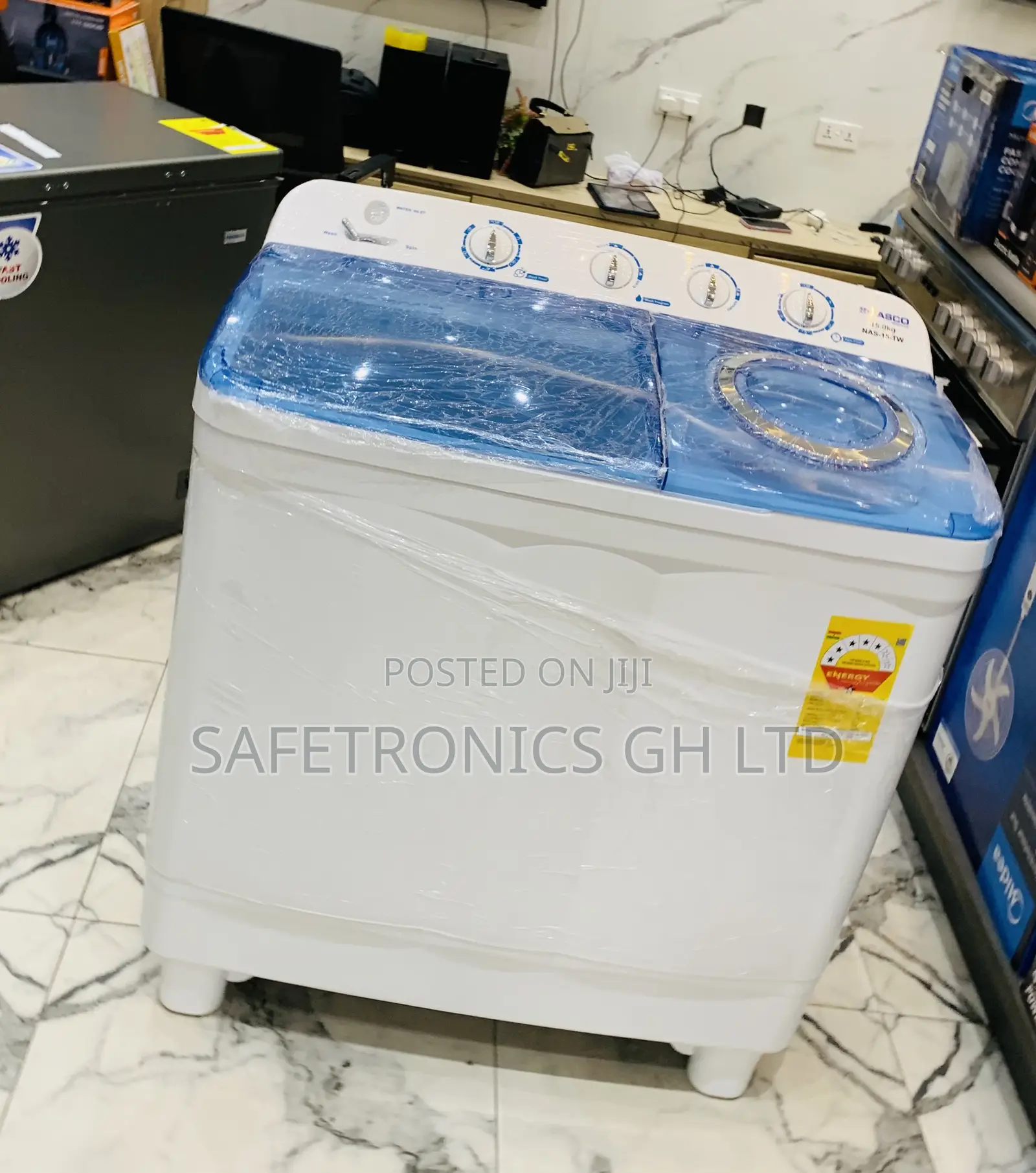 Newly Bulky Nasco 15kg Twin Top Washing Machine