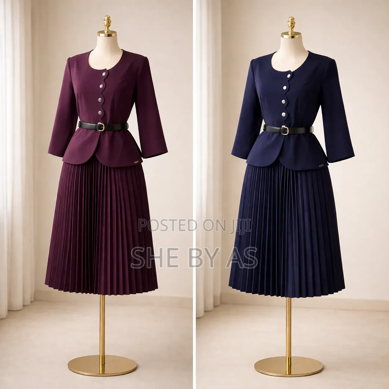 She by as Premium Women’S Dress – Epleated Dress for Professionals