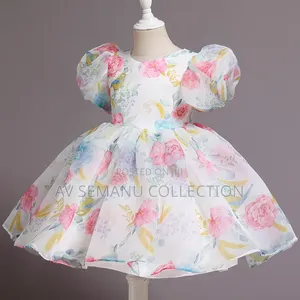 Girls Beautiful Flowers Dress