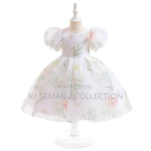 Girls Beautiful Flowers Dress