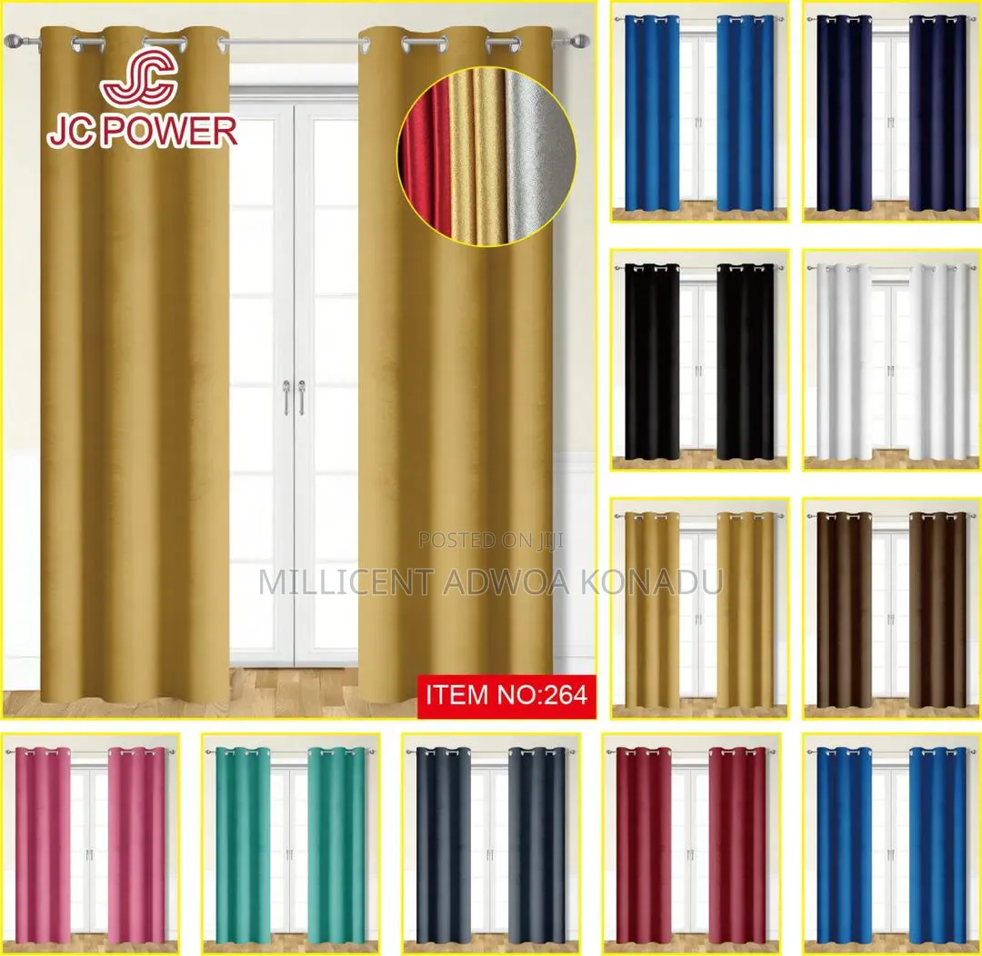 Plain Curtains Available in Different Colours