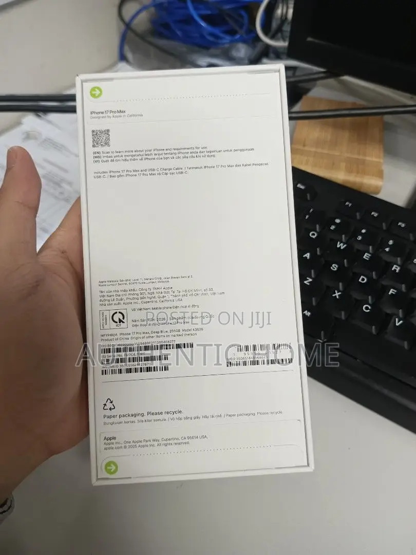 New Apple iPhone 17 Pro Max 1 TB Blue
