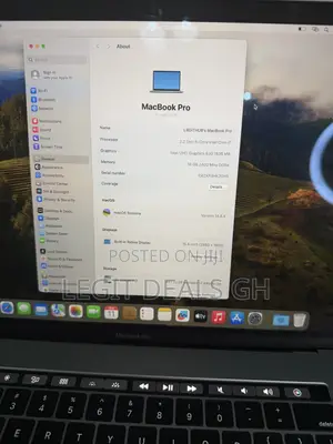 Laptop Apple MacBook Pro 2018 16GB Intel Core i7 SSD 512GB