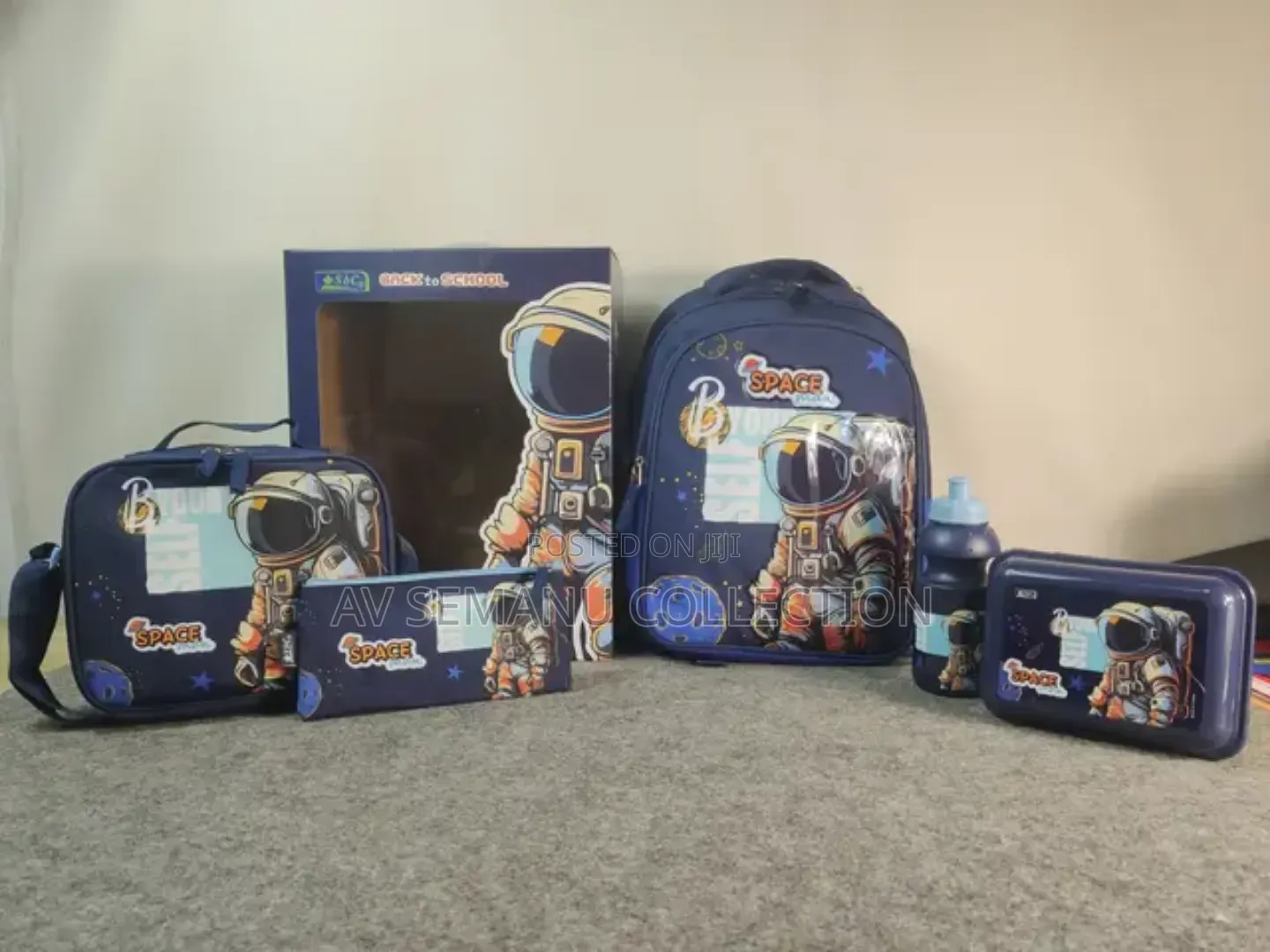 Kids Disney 5 Pieces Set Trolley Bagpack