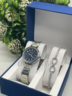 Ladies Curren Watch Bracelet Set – Elegant Gift Set for Her