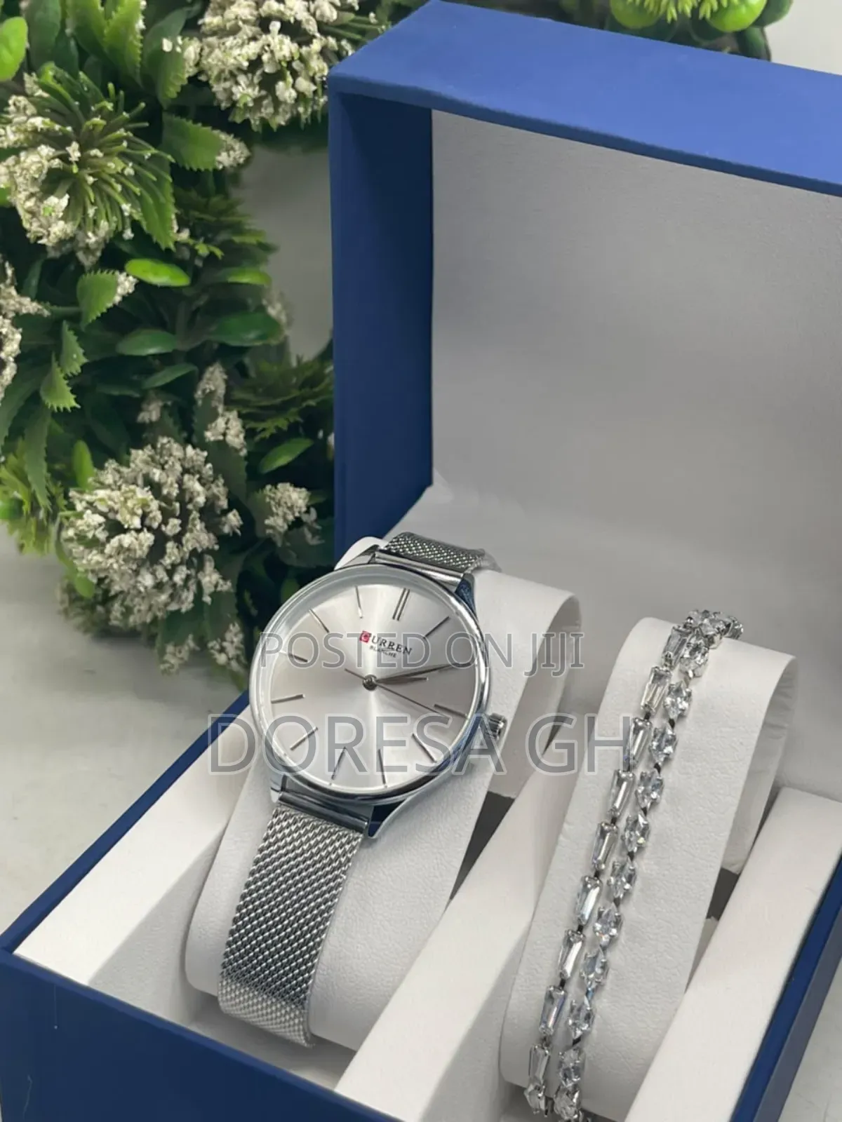 Ladies Curren Watch Bracelet Set – Elegant Gift Set for Her