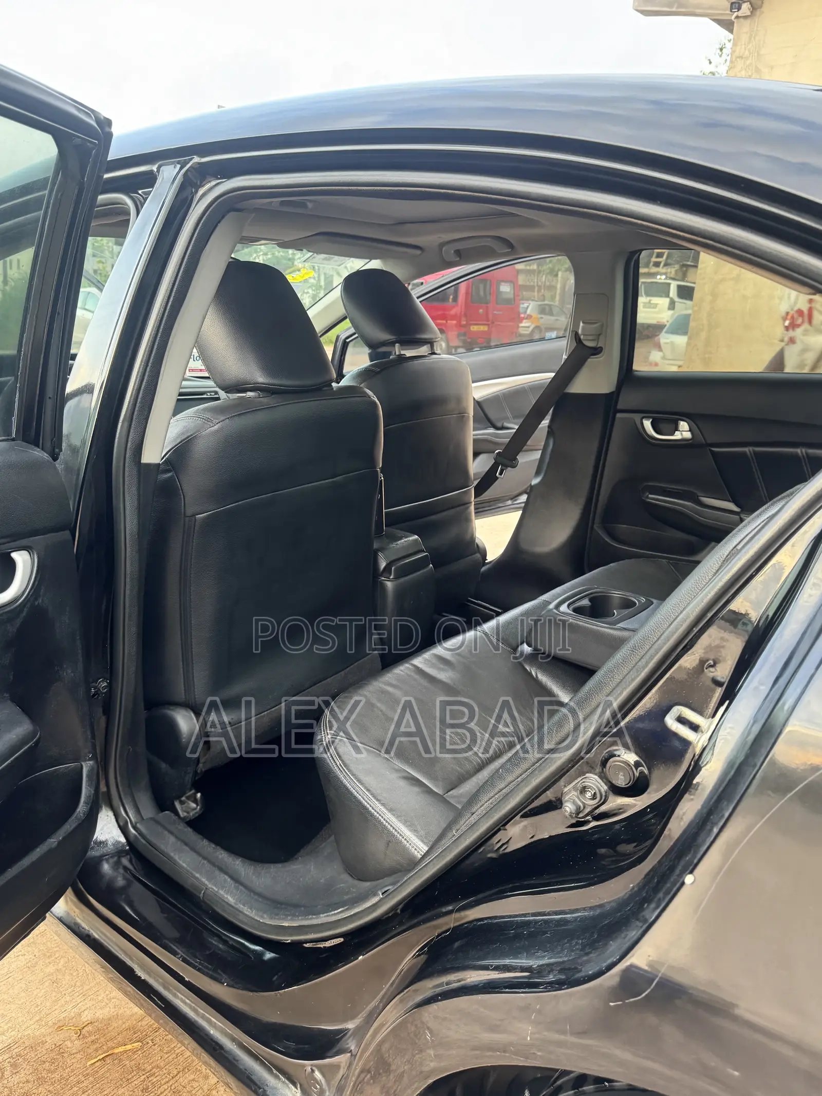 Honda Civic EX-L w/Navigation 4dr Sedan (1.8L 4cyl CVT) 2015 Black