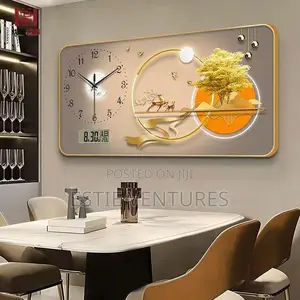 Crystal Porcelain Art Clock Features