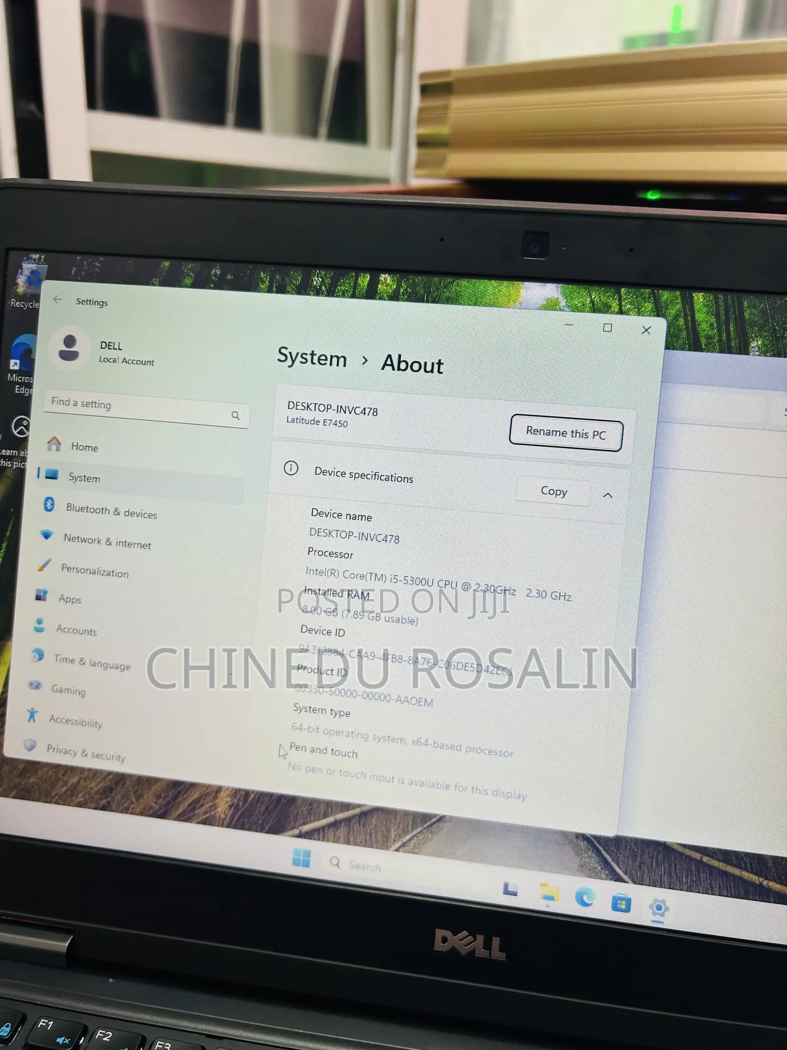 Laptop Dell Latitude 7450 8GB Intel Core i5 SSD 256GB
