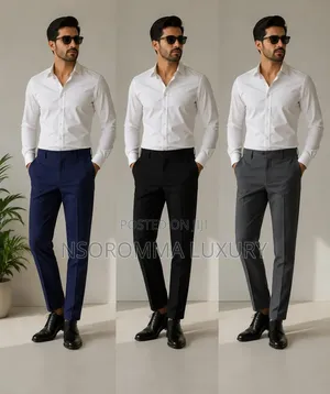 Plain Office Shirt and Office Trouser Combo Available in Sizes