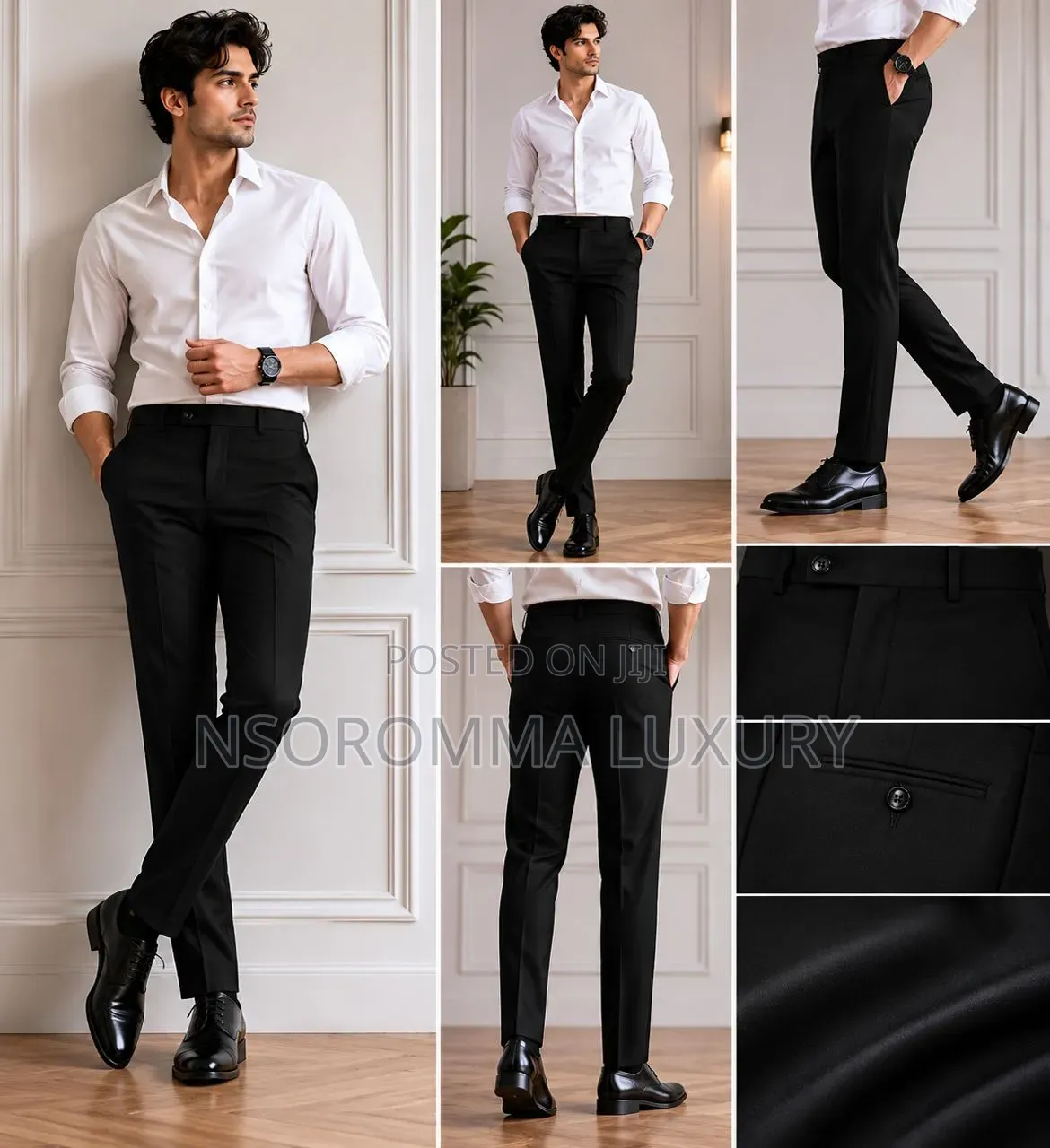 Plain Office Shirt and Office Trouser Combo Available in Sizes