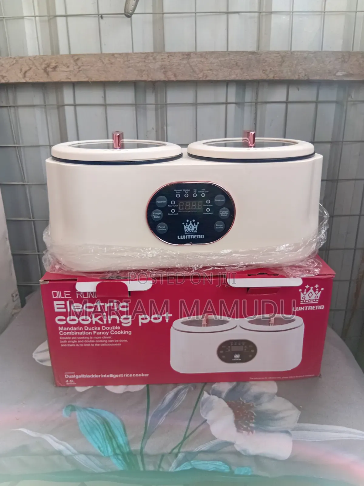 Double Electric Cooking Pot