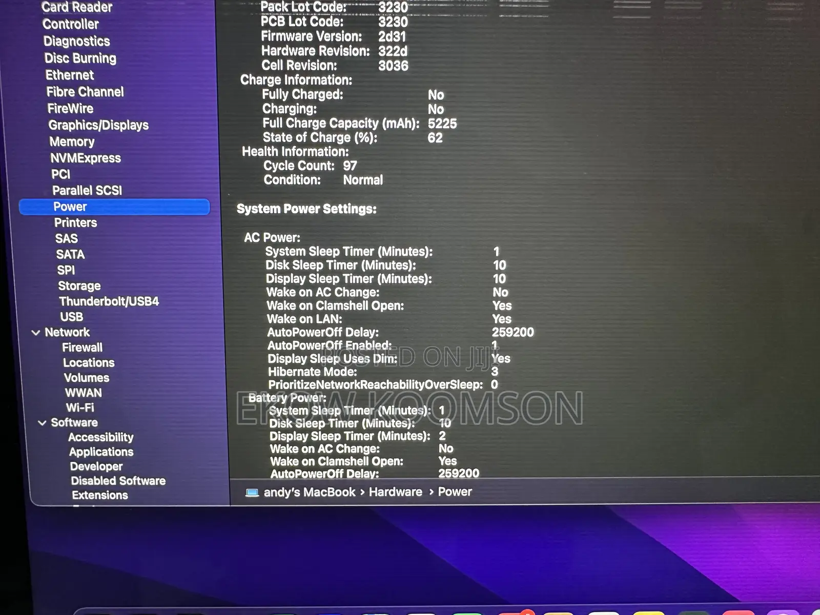 Laptop Apple MacBook 2016 8GB Intel Core i5 SSD 256GB