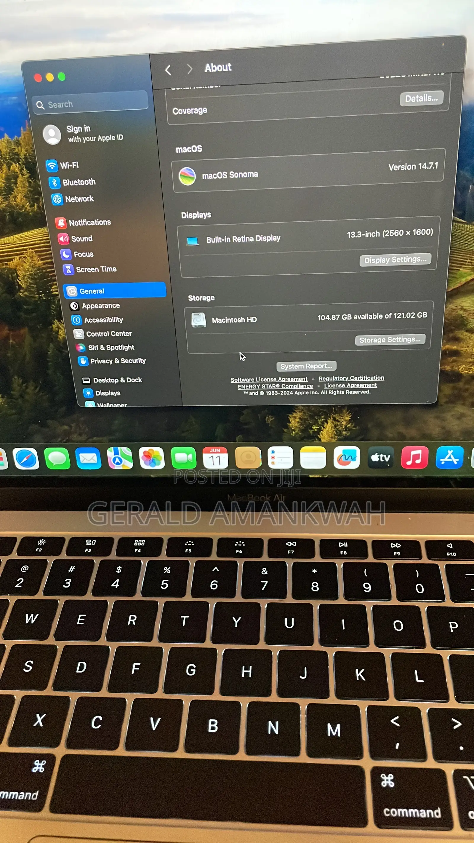 Laptop Apple MacBook Air 2019 8GB Intel Core i5 SSD 128GB