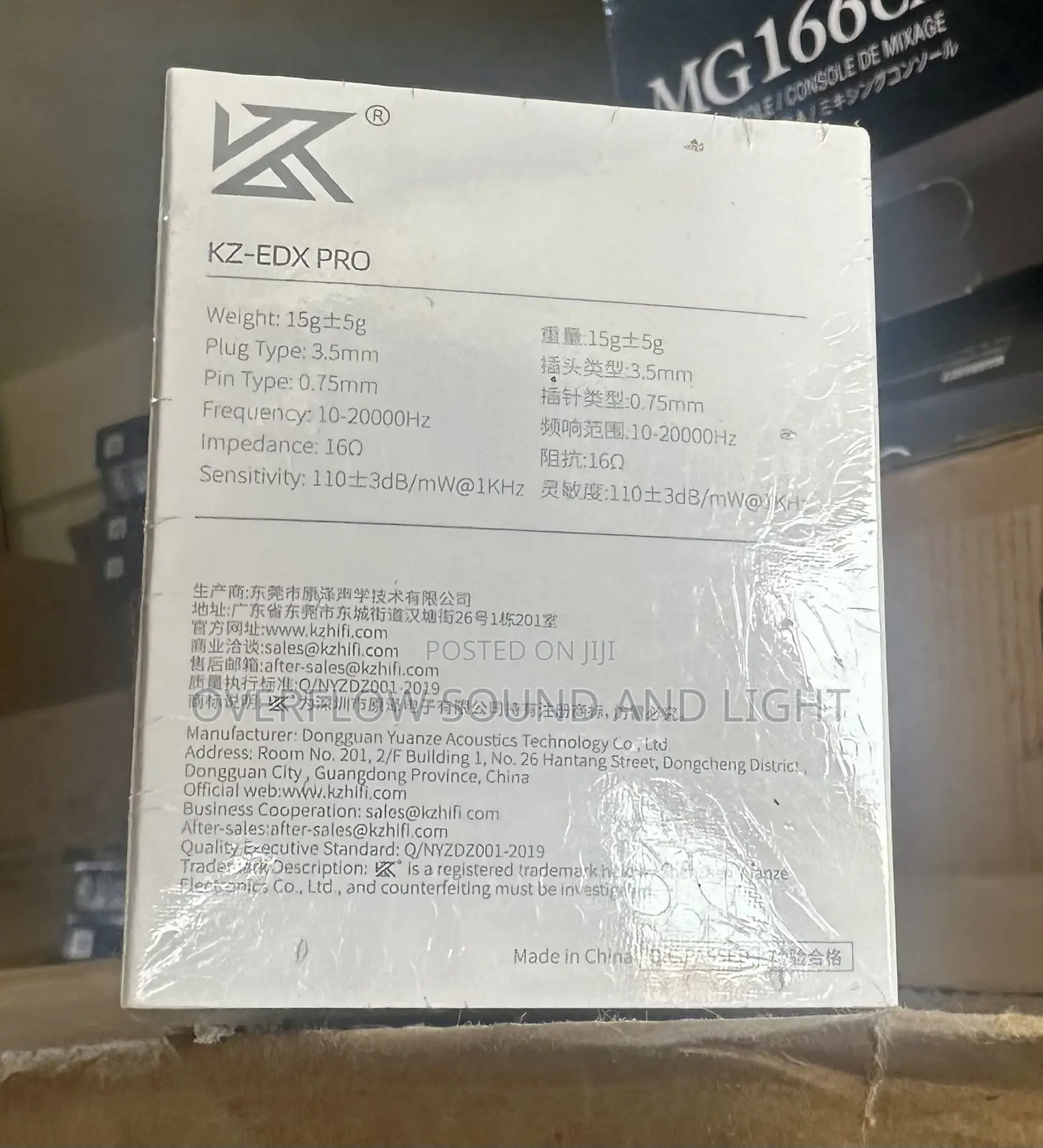 Kz Edx Pro Dual Magnetic Dynamic in-Ear Stage