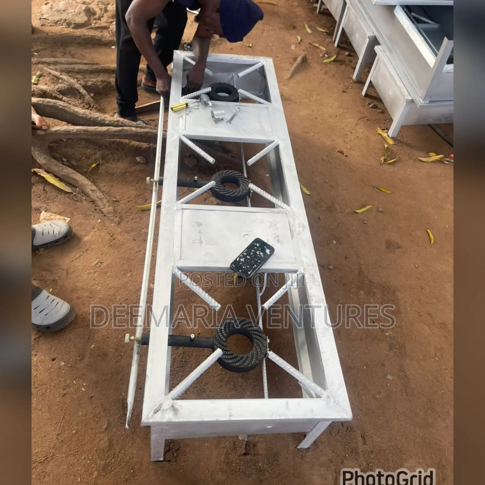 Big Commercial 3 Burner Local Gas Stove for Sale