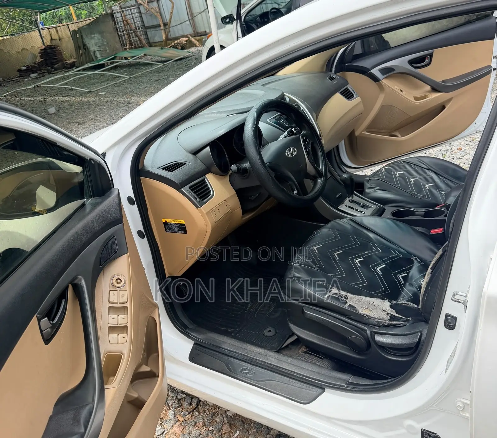 Hyundai Elantra Limited Sedan FWD (1.8L 4cyl 6A) 2013 White