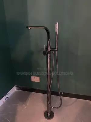 Luxury Floor Mounted Bath Filler – Elegant Freestanding Bathtub Tap