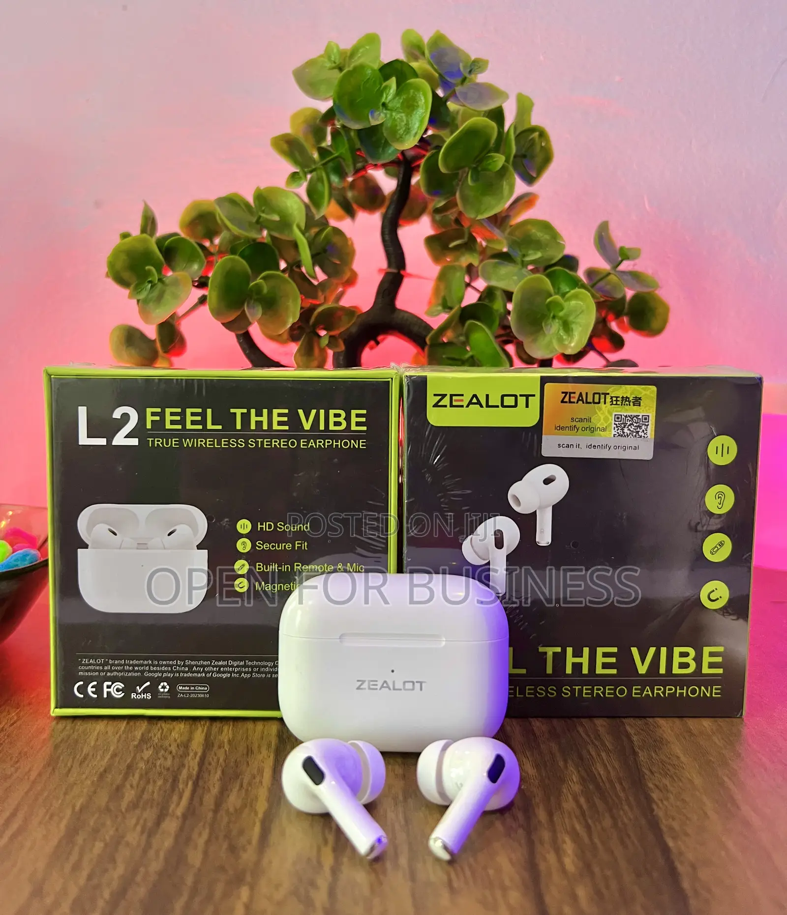 Zealot L2 TWS Earbuds – Deep Bass | Bt 5.0 | Accra | Gh₵ 200