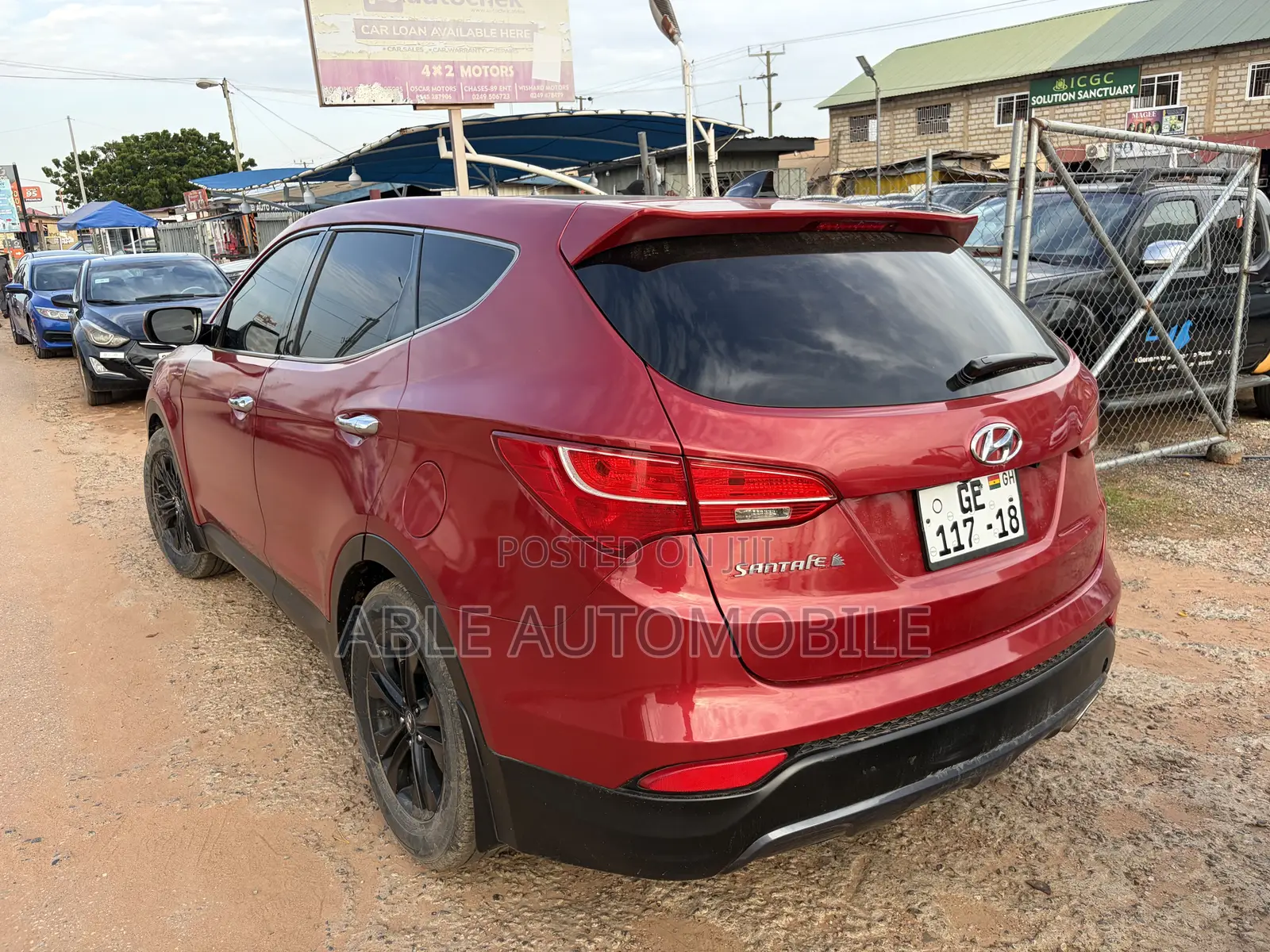 Hyundai Santa Fe Sport 2013 Red
