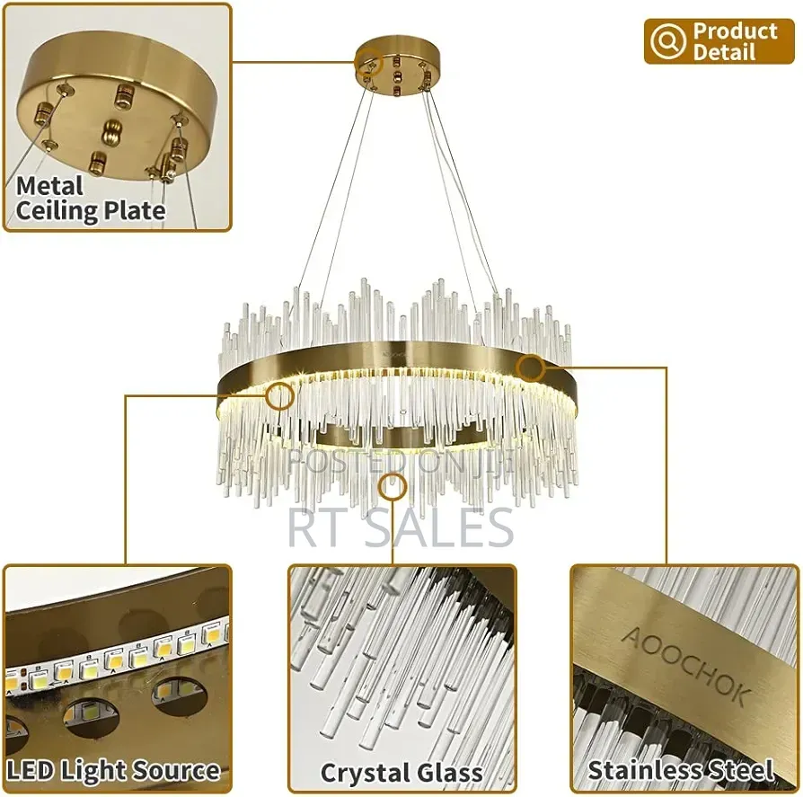 Crystal Chandelier Light.
