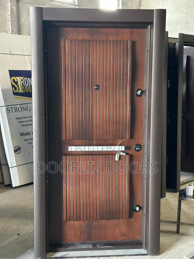 Classy Brown Turkey Triple Lock Security Door