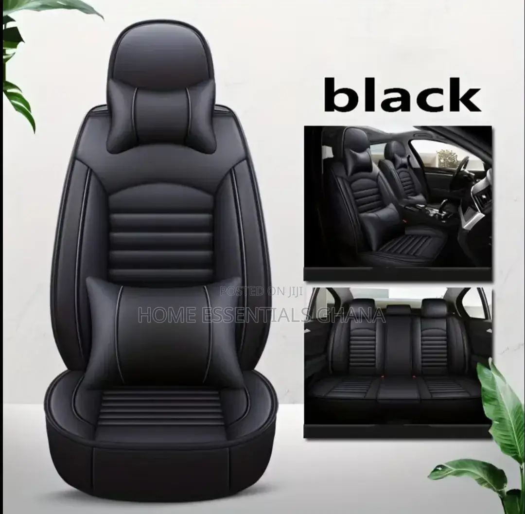 Premium Leather Seat Cover Set Stylish Car Interior Upgrade