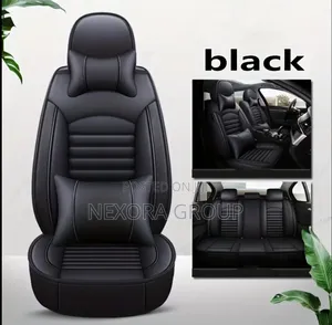 Premium Leather Seat Cover Set Stylish Car Interior Upgrade