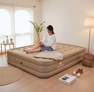 Inflatable Double Mattress – Comfortable Air Bed for Home Travel