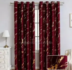 Premium 2-in-1 Blackout Curtains for Living Room Bedroom