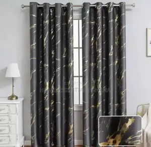 Premium 2-in-1 Blackout Curtains for Living Room Bedroom