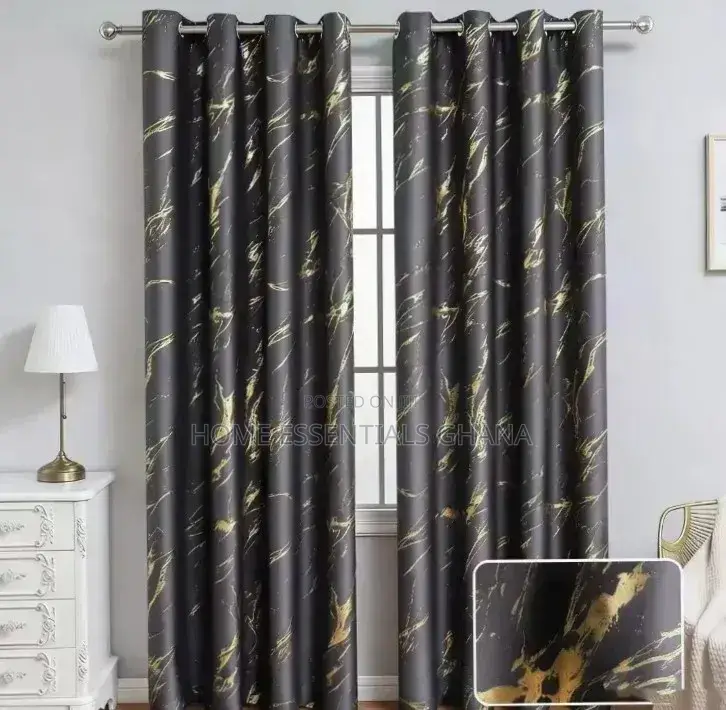 Premium 2-in-1 Blackout Curtains for Living Room Bedroom