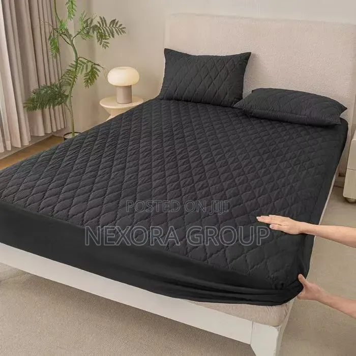 Premium Mattress Cover Set – Waterproof Bedsheet With Pillowcases
