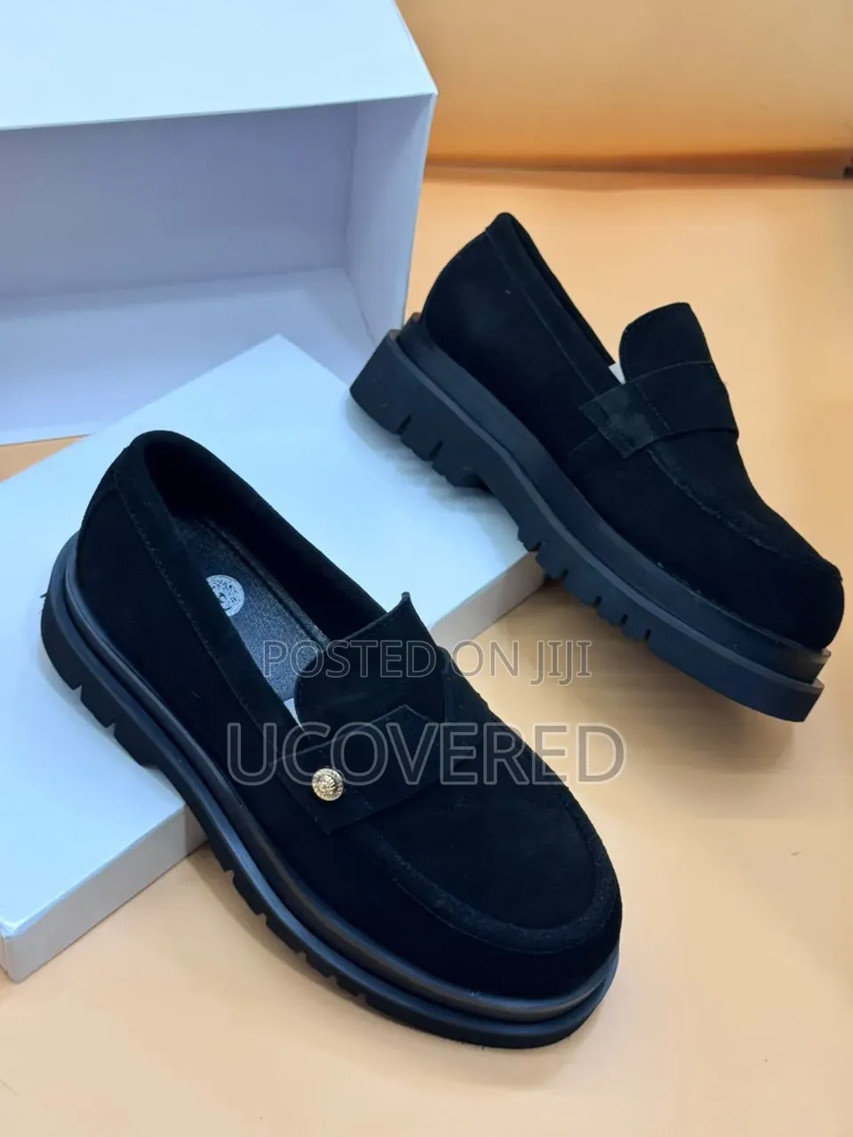 Black Premium Suede Loafers