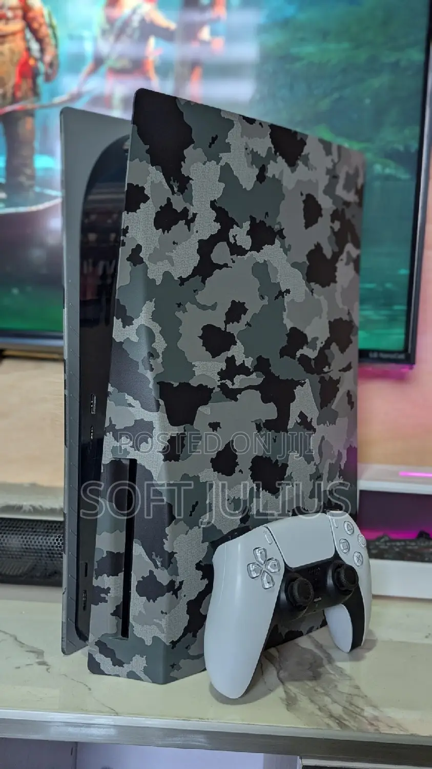 Playstation 5 With Armour Plates and Games Installed Selling in Accra