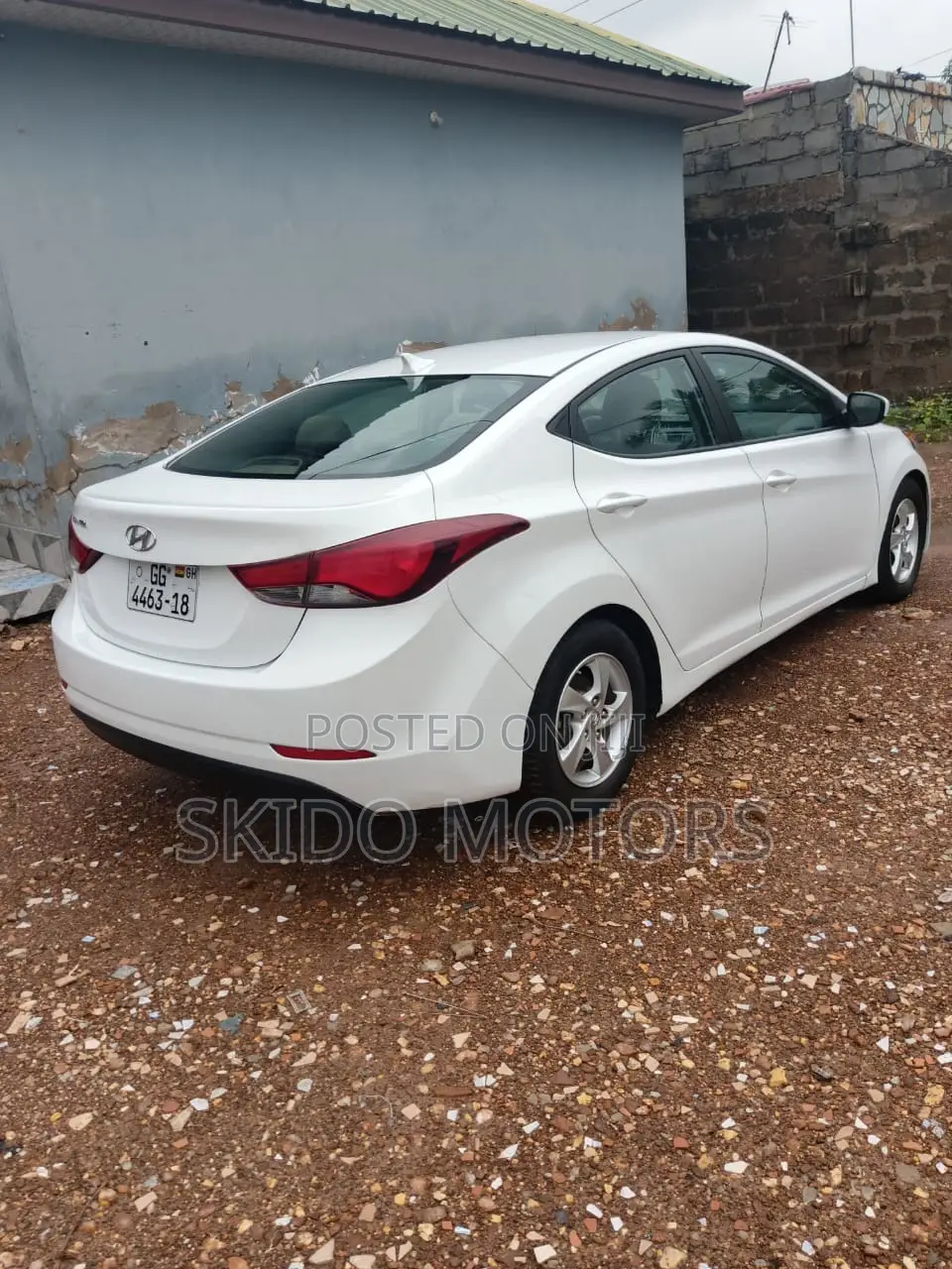 Hyundai Elantra Limited 4dr Sedan (1.8L 4cyl 6A) 2014 White