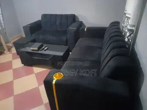 3-in-1 and 2-in-1 Sofa With Center Table and a Cube