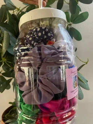 Regular Size Scrunchie Jar 16 Scrunchies