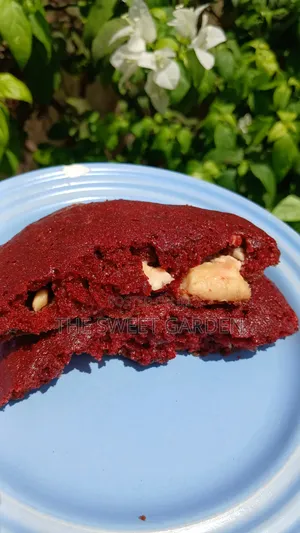 Gooey Red Velvet Chocolate Chip Cookies